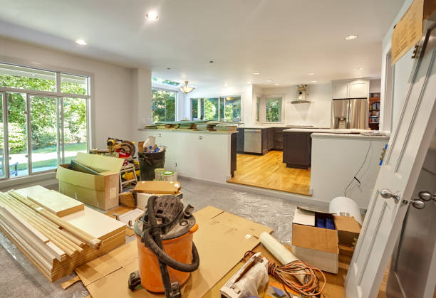 Professional Kitchen Island Installation technician working in Sanibel, FL